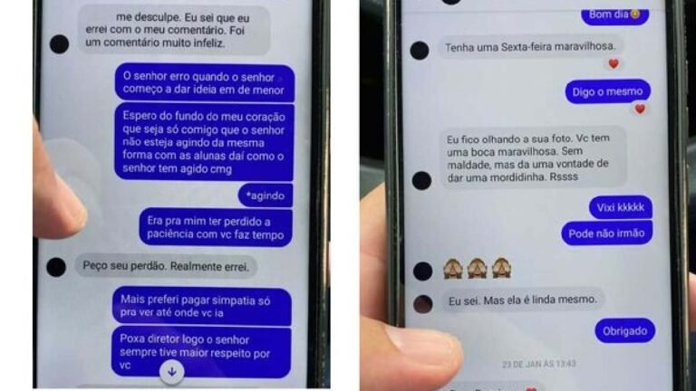 ‘Você é uma delicinha’: Mãe denuncia diretor de escola por abuso contra filha em MS