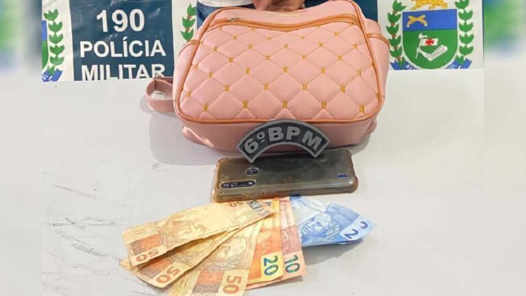 Homem é preso em flagrante minutos após assaltar vítima no centro de Corumbá