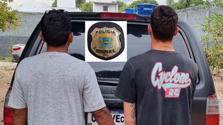 Foragidos da justiça são presos pela Polícia Penal em Ladário
