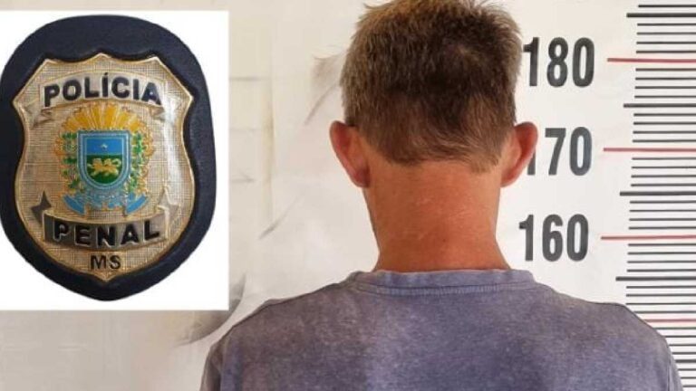 Homem descumpre medida protetiva e acaba preso pela Polícia Penal de Corumbá