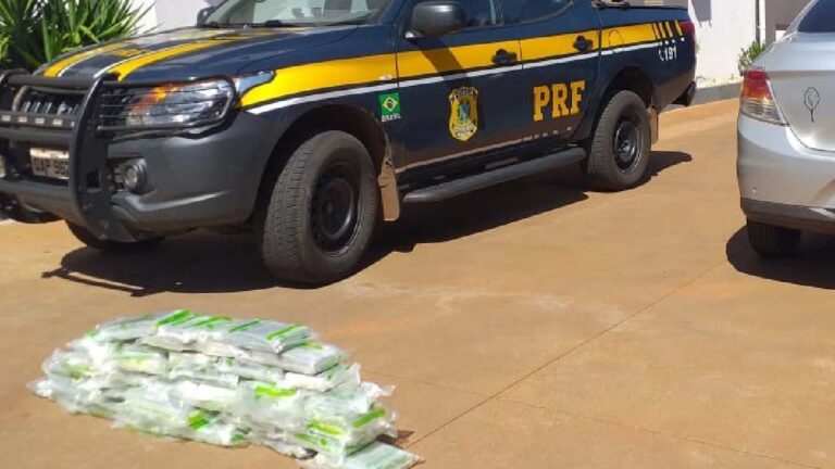 PRF apreende 30 Kg em tanque de combustível de veículo na BR-262