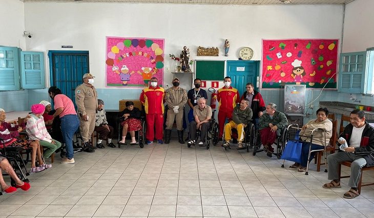 Corpo de Bombeiros Militar em Corumbá dá início ao “Projeto Bombeiro e a Melhor Idade”