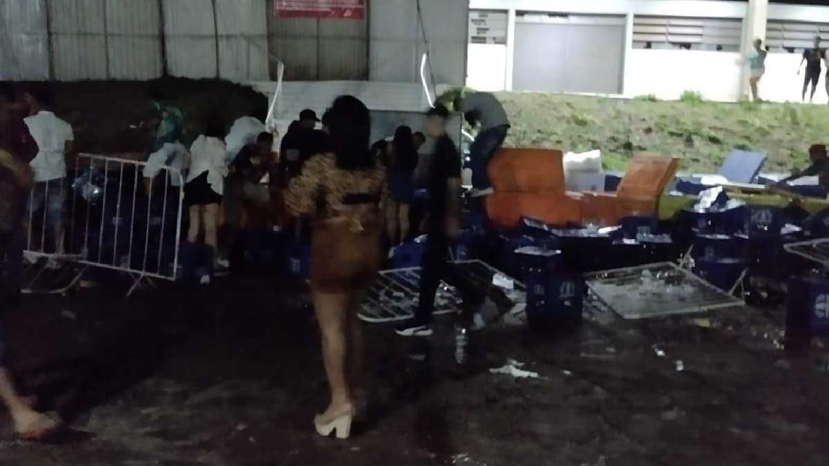 No momento, você está visualizando Bebida acaba em festa “Open Bar” e grupo quebra tudo durante show em Corumbá
