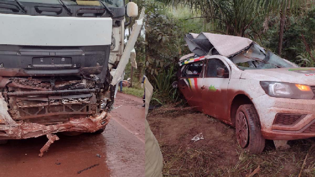 Você está visualizando atualmente Pai e filha morreram em acidente entre carro e caminhão na BR-262 em Corumbá