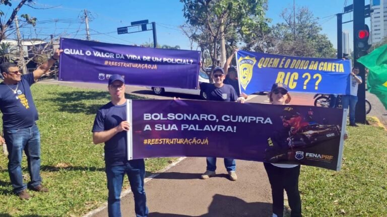 Protesto da PRF em MS mostra insatisfação com Bolsonaro por não cumprimento de promessas