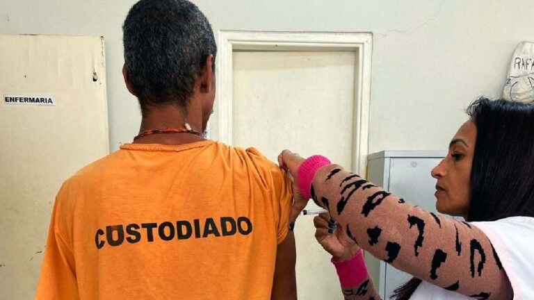 Mais de 9 mil privados de liberdade já foram imunizados contra a Influenza
