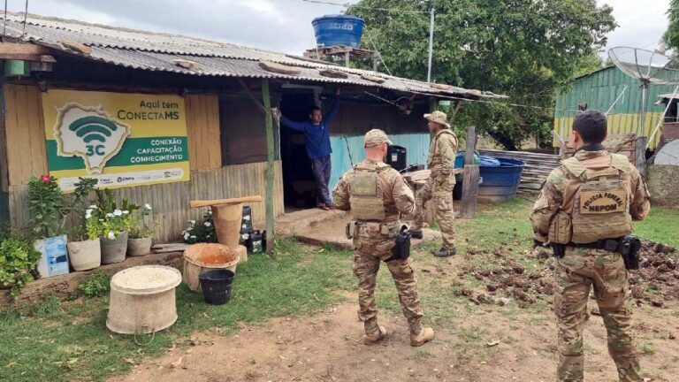 Operação da Polícia Federal de Corumbá realiza fiscalização no Rio Paraguai
