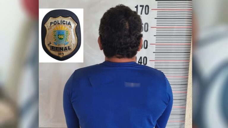 Condenado por estupro de vulnerável é preso pela Polícia Penal em Corumbá