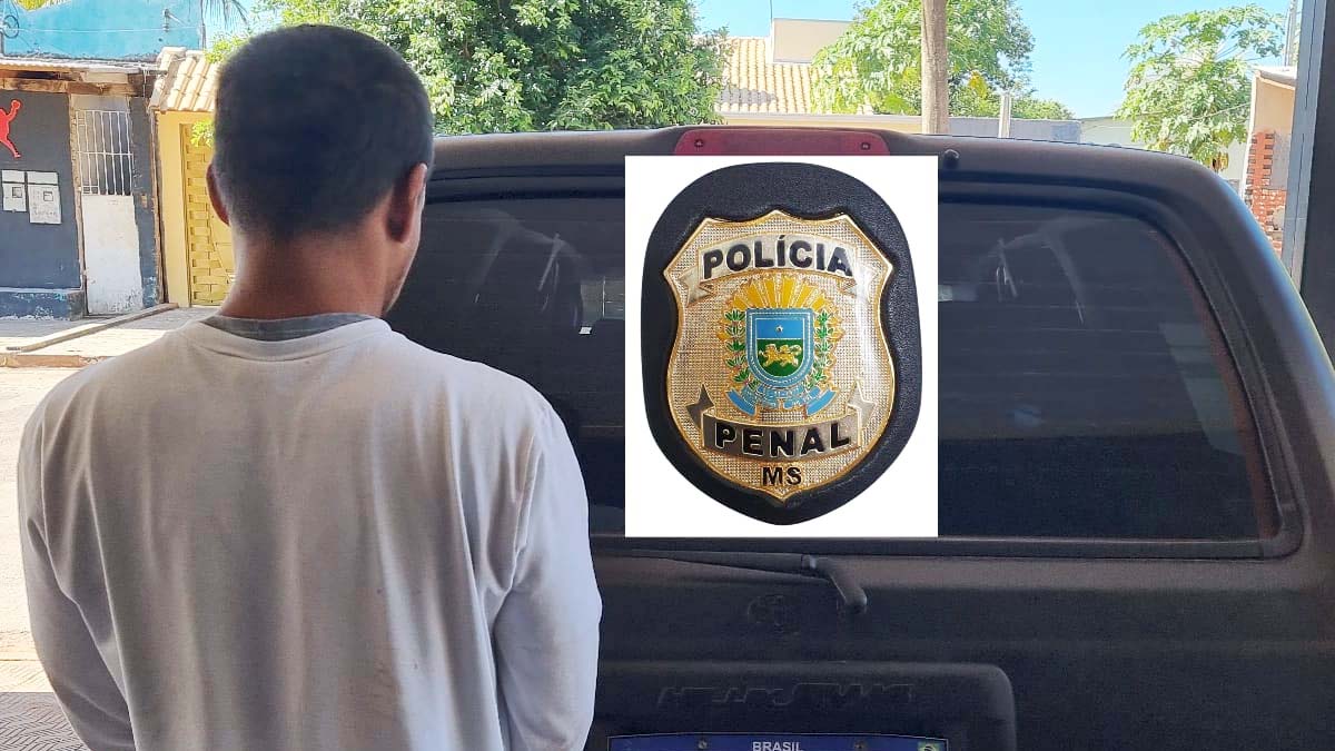 Você está visualizando atualmente Após condenação por tráfico e roubo homem é preso pela Polícia Penal de Corumbá