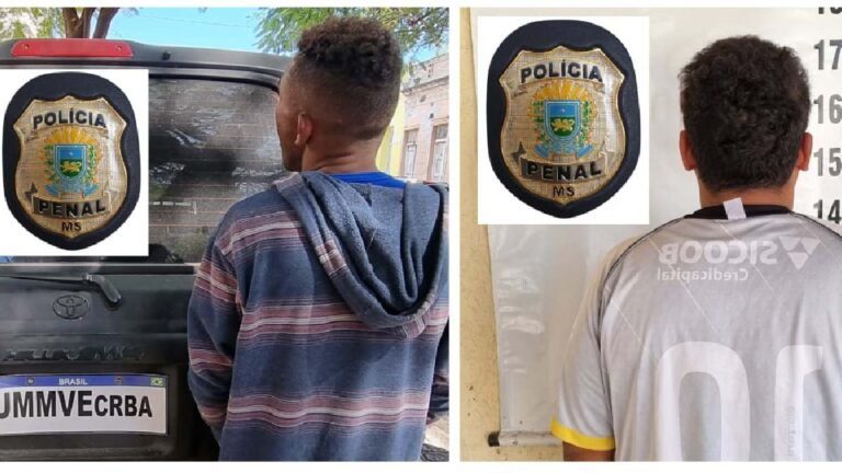 Polícia Penal prende homem que rompeu tornozeleira poucas horas após deixar penitenciária