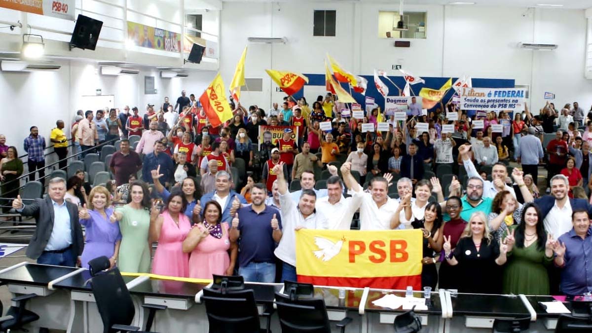 Você está visualizando atualmente Convenção do PSB/MS confirma apoio a Riedel e oficializa candidatura de 24 nomes 