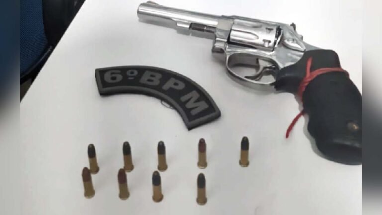 Em abordagem homem é flagrado com arma de fogo na região central de Corumbá