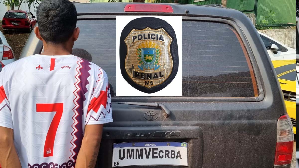 Você está visualizando atualmente Foragido há mais de um ano é preso pela Polícia Penal na parte alta de Corumbá