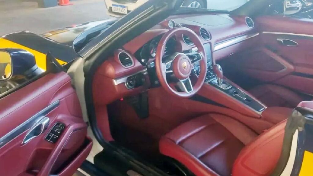 Apreendida do tráfico, Porsche conversível é nova viatura da PRF em MS 3 porche2