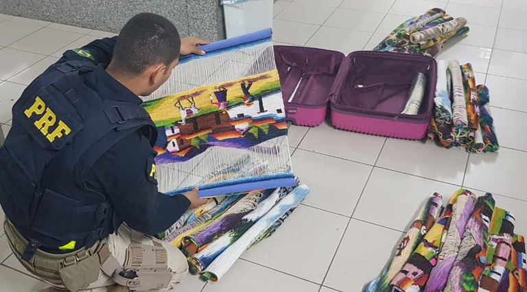 PRF apreende 6,7 Kg de cocaína escondidos em peças de artesanato em Corumbá
