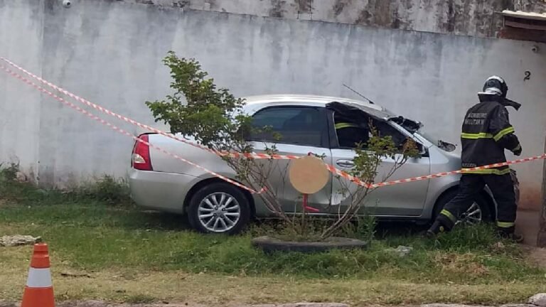 Sistema GNV explode e deixa motorista ferido em Corumbá