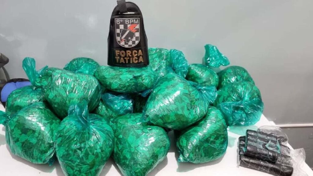 Boliviano é detido com 9 quilos de folha de coca durante abordagem da PM em Corumbá 2 folha coca2