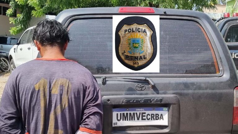 Após descumprir regras de monitoramento, condenado por roubo é preso pela Polícia Penal