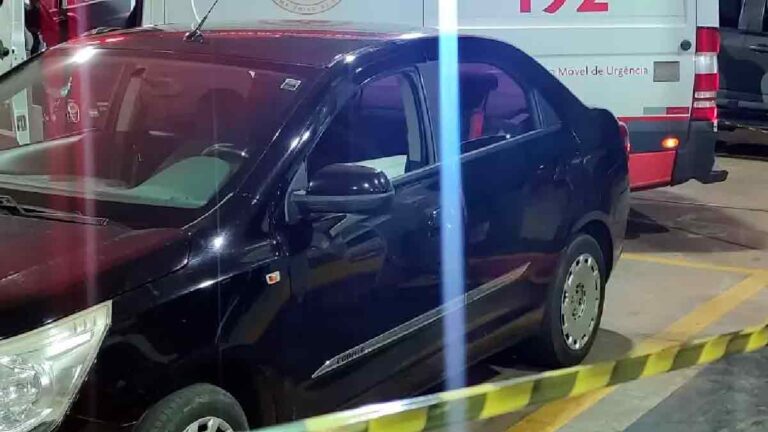 Vídeo mostra homem sendo executado em posto de combustível da Capital