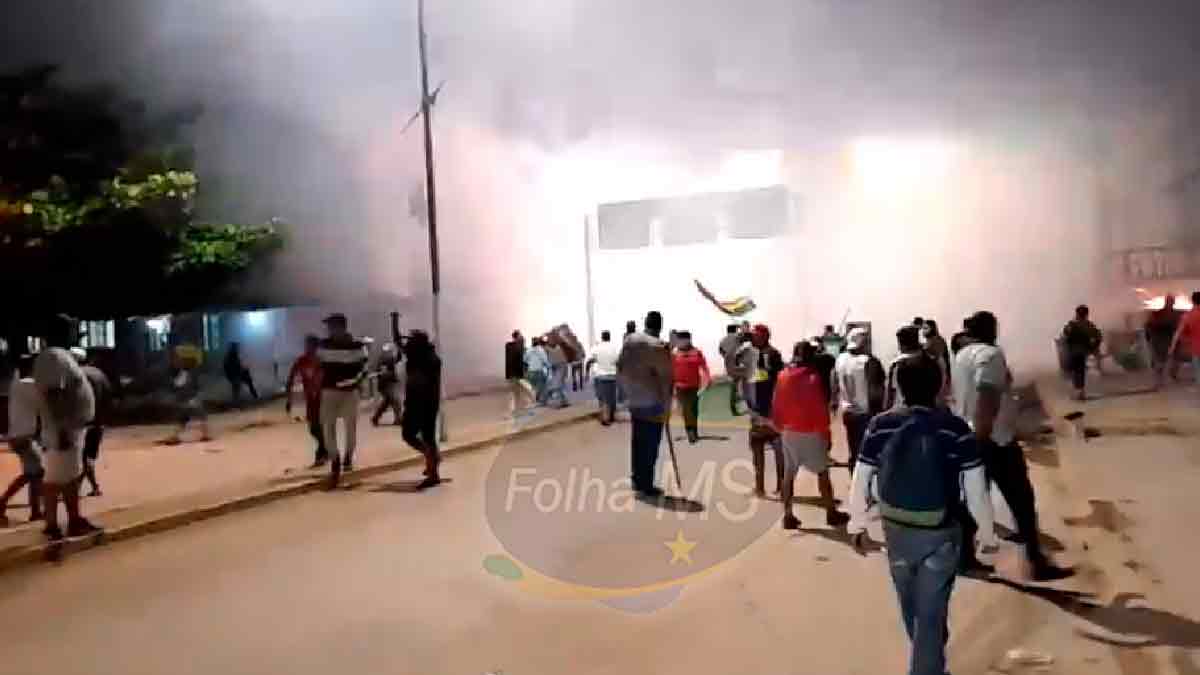 protesto fronteira