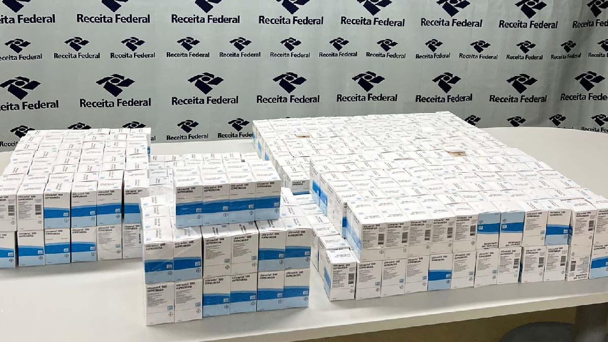 Você está visualizando atualmente Secretaria de Saúde de Corumbá recebe 500 frascos de medicamento contraste da Receita Federal