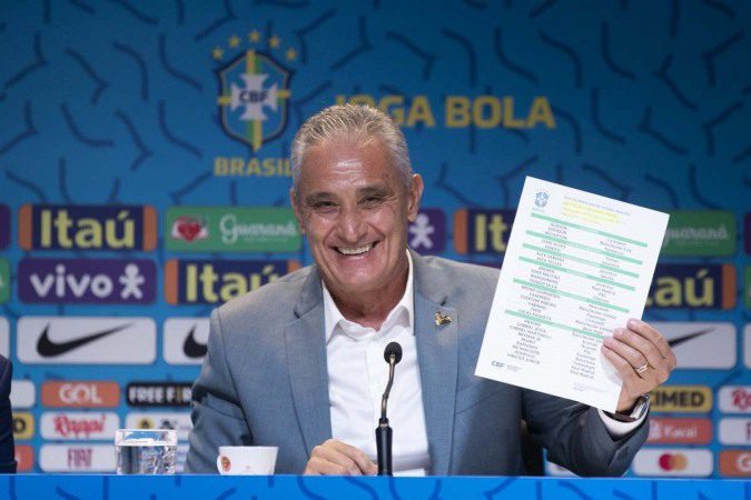 Veja os 26 nomes convocados por Tite para Copa do Mundo 2022