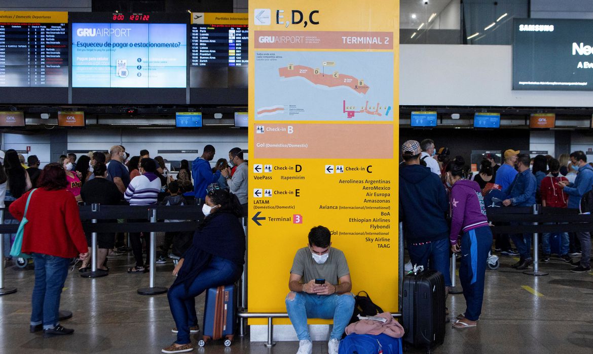 mascara aeroporto