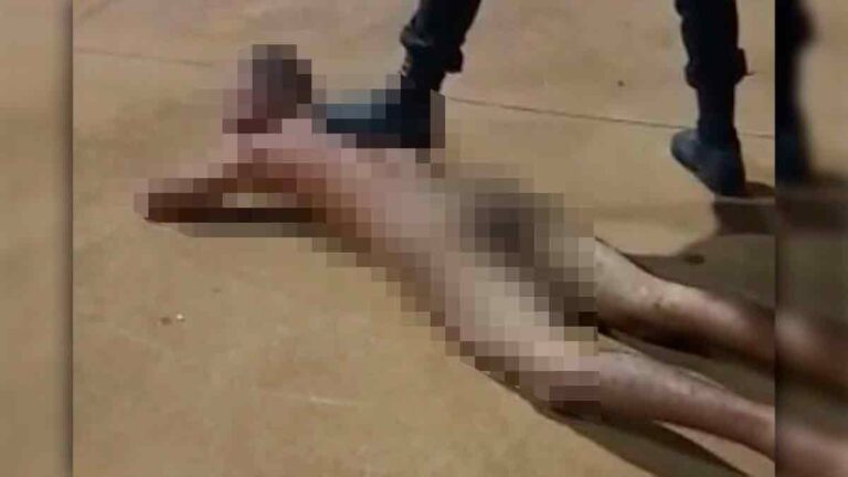 Peladão é preso após correr atrás de mulher em praça de cidade em MS