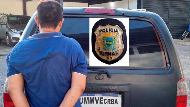 Condenado por crimes de roubo, furto e receptação é preso pela Polícia Penal