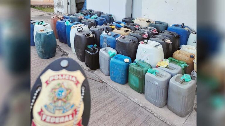Após denuncia anônima PF prende brasileiro e boliviana por contrabando de combustível