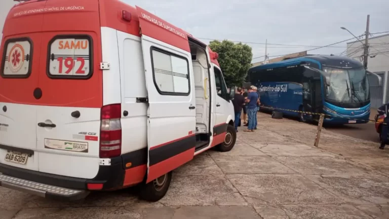 Homem é executado dentro de ônibus de viagem em avenida de Campo Grande