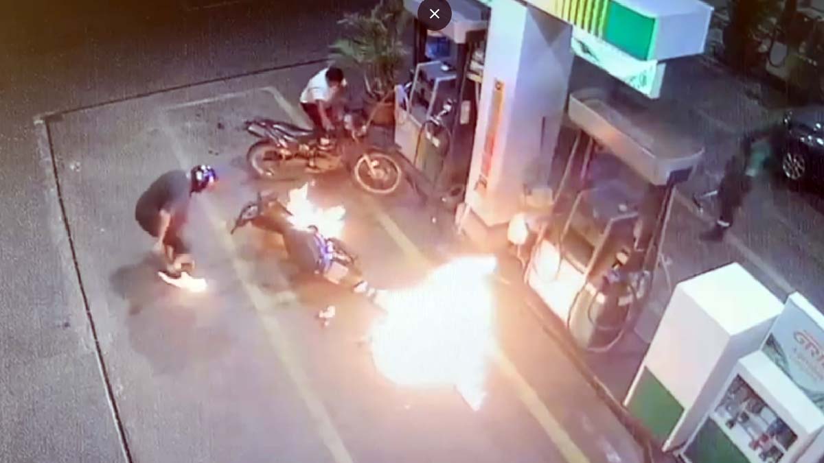 fogo motocicleta