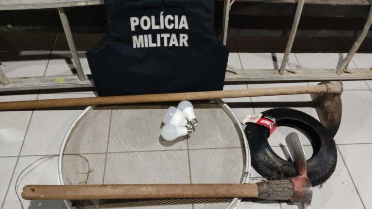 Ladrão que invadiu igreja é preso e materiais furtados são recuperados pela PM em Corumbá