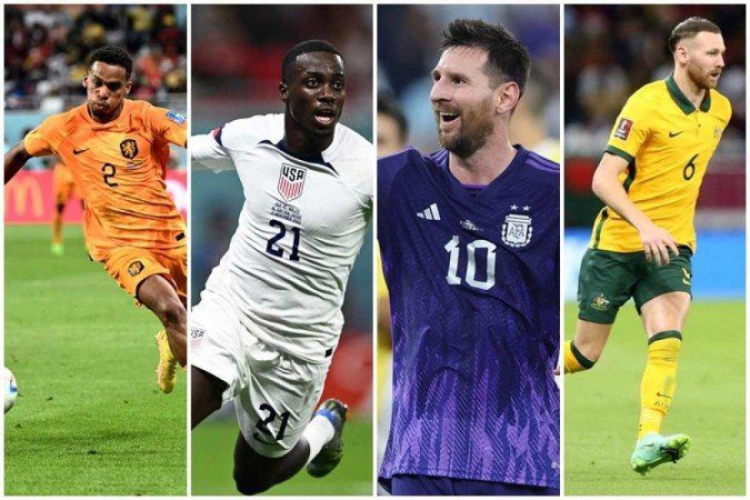 Holanda, Argentina, EUA e Austrália abrem mata-mata da Copa do Mundo neste sábado