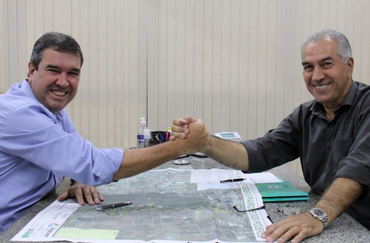 Em reunião com Riedel, Azambuja fala sobre  projetos relevantes para o Estado