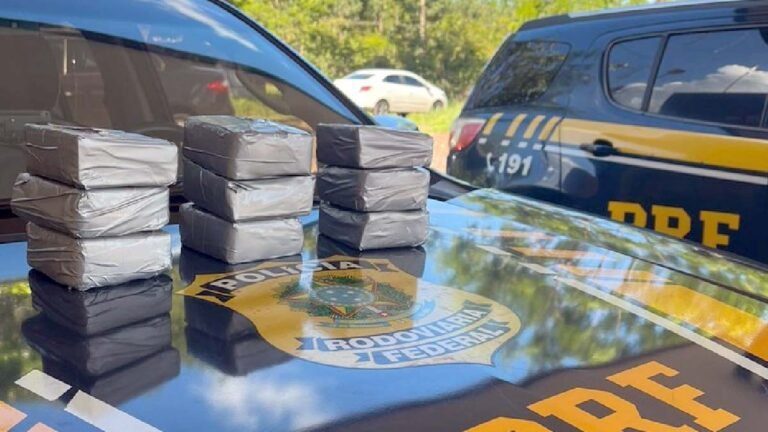 Passageiras de ônibus saem de Corumbá com 6,6 Kg de crack e são presas pela PRF na BR-262