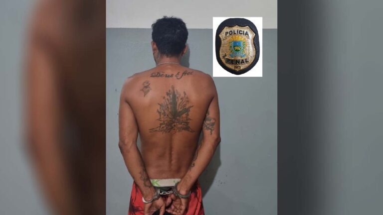 Condenado por homicídio que estava foragido é preso pela Polícia Penal de Corumbá
