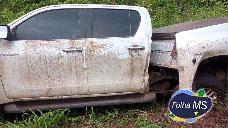 Hillux envolvida em colisão na BR-262 era roubada e ocupantes fugiam de abordagem