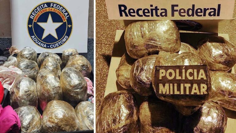 Brasileiros são presos com mais de 12 Kg de “supermaconha” na fronteira de Corumbá