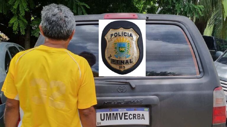 Condenado por estuprar criança com deficiência é preso pela Polícia Penal de Corumbá