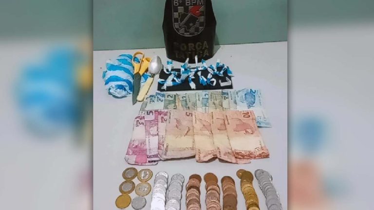 Homem é preso após ser flagrado comercializando entorpecentes no Centro América