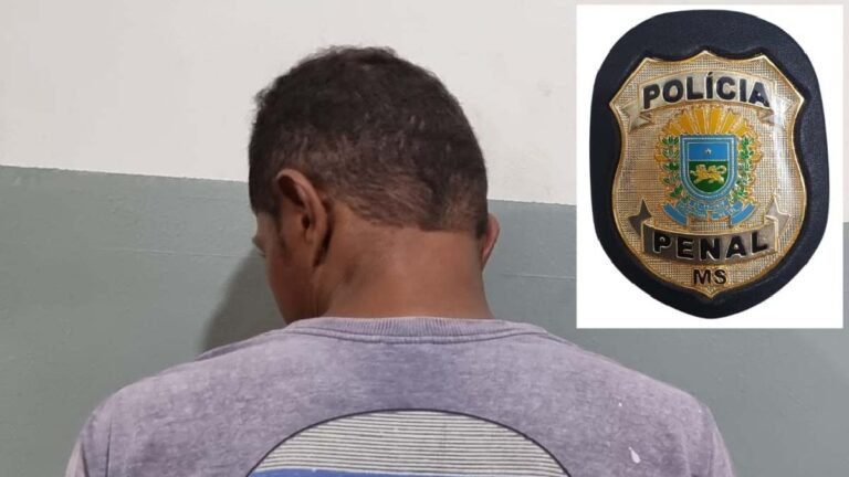 Foragido desde dezembro, condenado por roubo é preso pela Polícia Penal de Corumbá