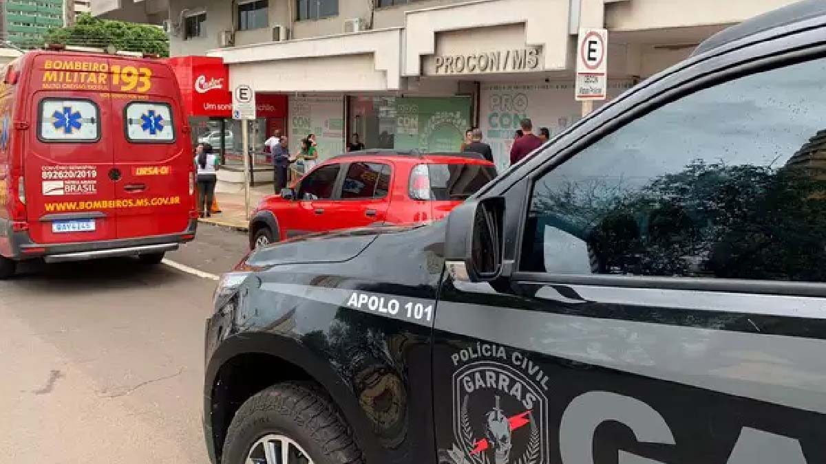 Você está visualizando atualmente Homem é morto com tiro na cabeça em audiência de conciliação no Procon de Campo Grande