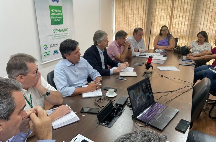 Surto de gripe aviária na Bolívia acende alerta das autoridades sanitárias em MS 2 reuniao mapa
