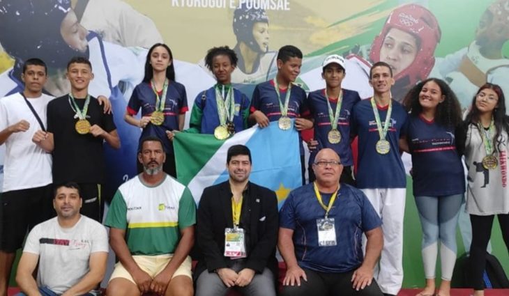 MS garante nove medalhas no Grand Slam de Taekwondo e classifica atletas à seleção brasileira