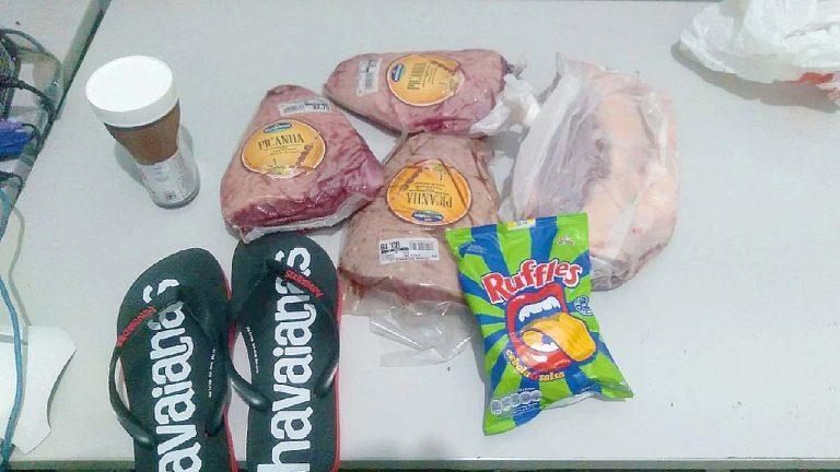 Mulher é presa por furto de picanha, Nutela e batata frita em supermercado de Corumbá