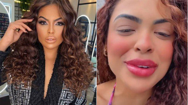 Paula, do ‘BBB 23’, brinca com críticas e mostra ‘dia seguinte’ de transformação: ‘Boca desinflamando’