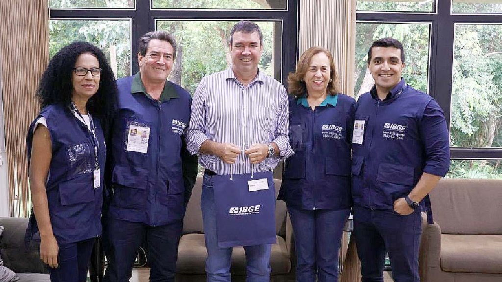 Em reunião com IBGE, Governo se coloca à disposição para ajudar na etapa final do Censo 1 riedel ibge