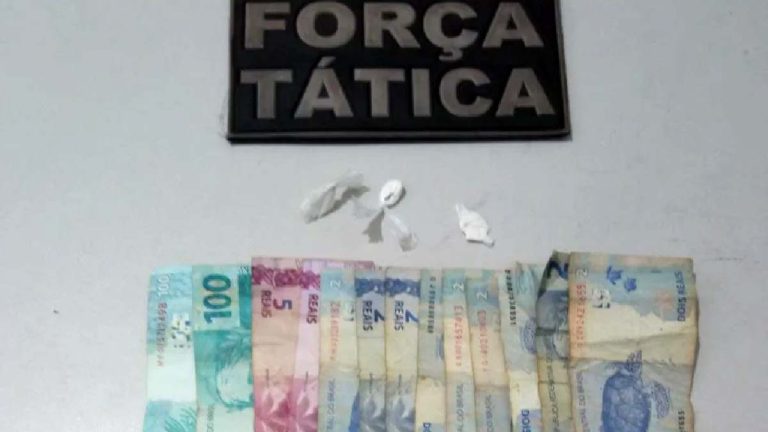 Dupla é presa pela Força Tática comercializando entorpecentes na região central de Corumbá