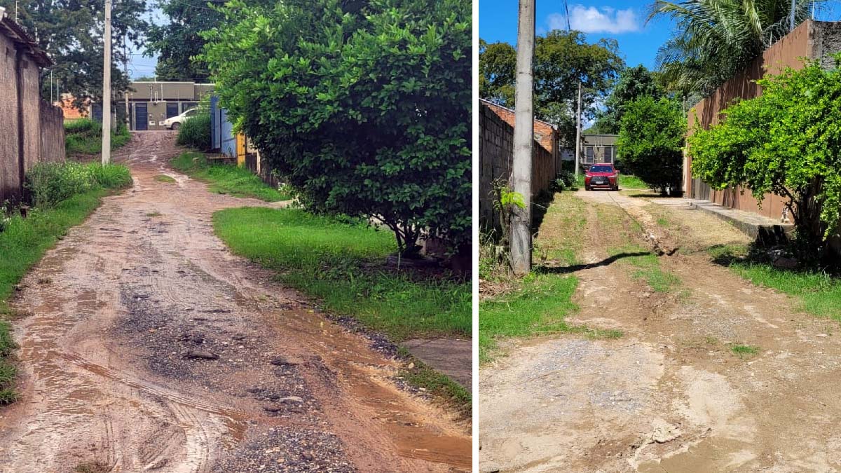 Você está visualizando atualmente Vereador pede serviços de pavimentação e drenagem para Alameda Milena no Bairro Aeroporto